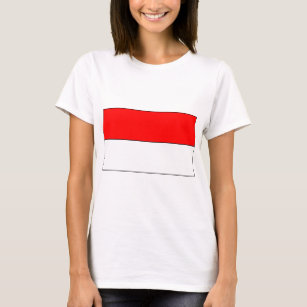 T-shirt Drapeau de l'Indonésie