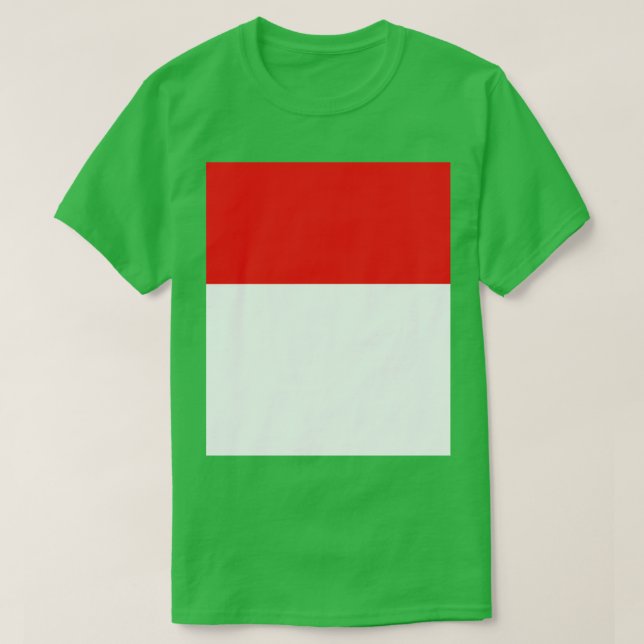 T-shirt Drapeau de l'Indonésie (Design devant)