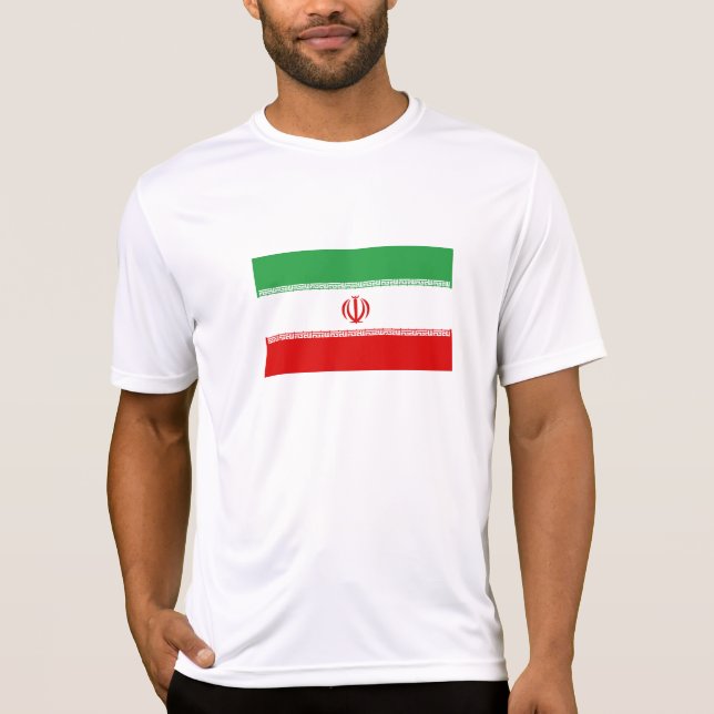 T-shirt Drapeau de l'Iran (Devant)