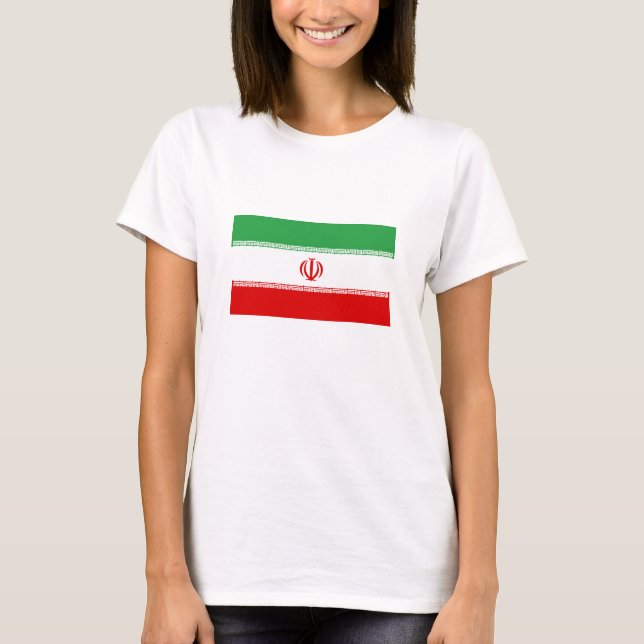 T-shirt Drapeau de l'Iran (Devant)