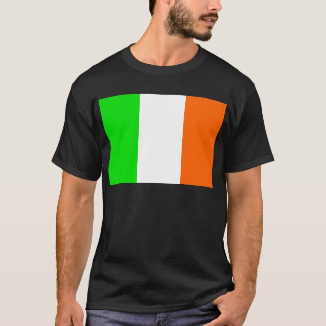 T-shirt Drapeau de l'Irlande (Devant)