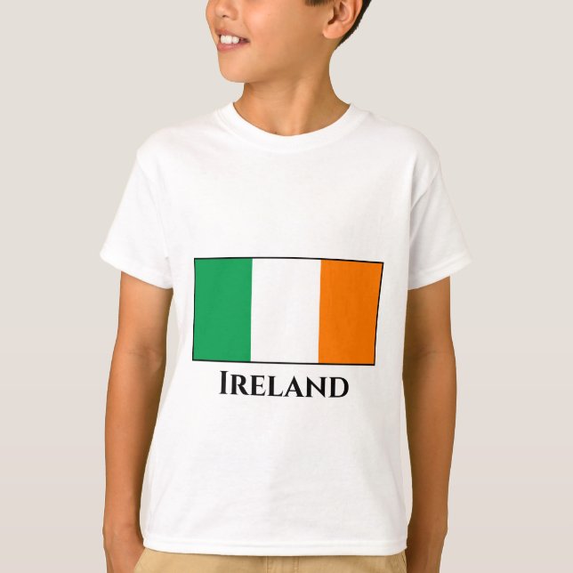 T-shirt Drapeau de l'Irlande (irlandais) (Devant)