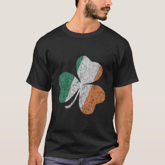 T-shirt Drapeau de l'Irlande Trèfle Fête de la Saint-Patri