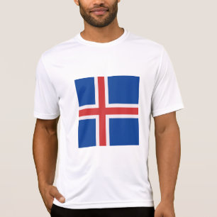 T-shirt Drapeau de l'Islande
