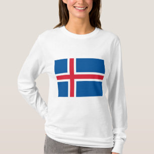 T-shirt Drapeau de l'Islande