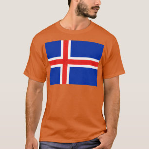 T-shirt Drapeau de l'Islande