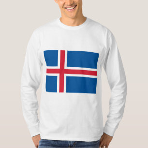 T-shirt Drapeau de l'Islande