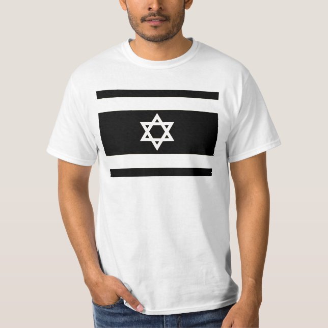 T-shirt Drapeau de l'Israël - מגןדוד d'étoile de David (Devant)