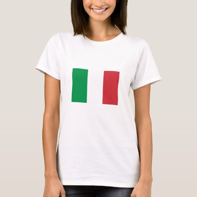 T-shirt Drapeau de l'Italie (Devant)