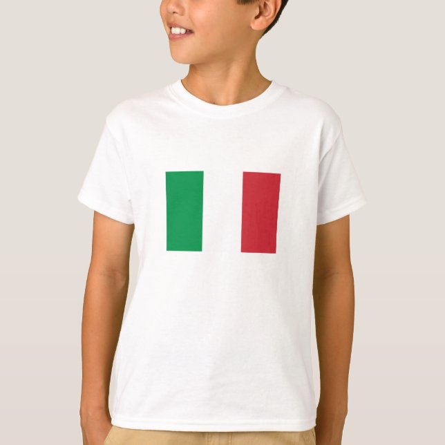 T-shirt Drapeau de l'Italie (Devant)