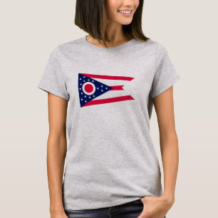 T-shirt Drapeau de l'Ohio