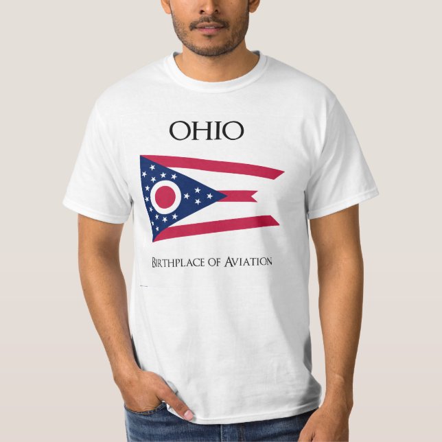 T-shirt Drapeau de l'Ohio - les Etats-Unis - le drapeau (Devant)