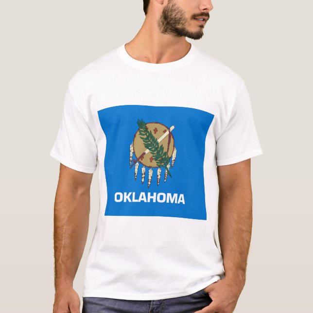 T-shirt Drapeau de l'Oklahoma (Devant)