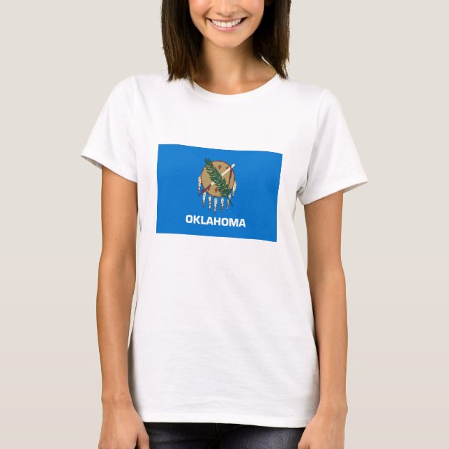 T-shirt Drapeau de l'Oklahoma (Devant)