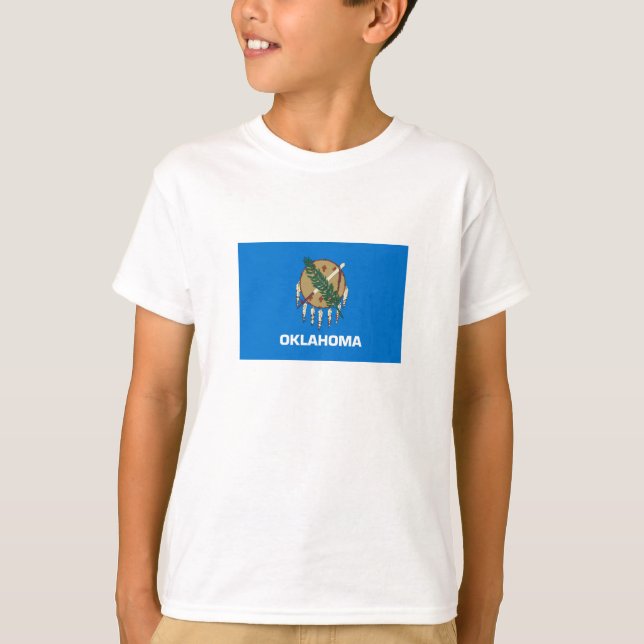 T-shirt Drapeau de l'Oklahoma (Devant)
