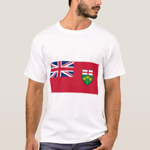 T-shirt drapeau de l'Ontario