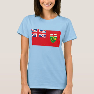 T-shirt drapeau de l'Ontario