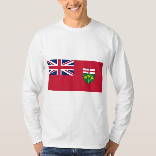 T-shirt drapeau de l'Ontario (Devant)