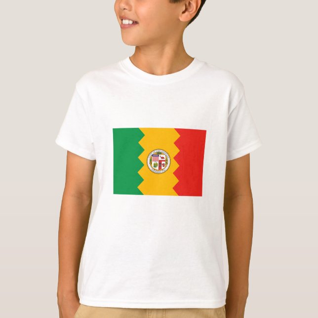 T-shirt Drapeau de Los Angeles (Devant)