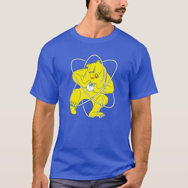T-shirt Drapeau de l'ours atomique de la ville secrète de  (Devant)