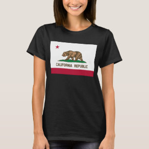 T-shirt Drapeau de l'ours de Californie, États-Unis T-Sh