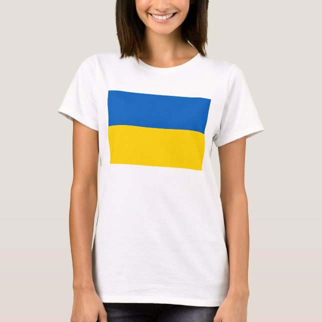 T-shirt Drapeau de l'Ukraine (Devant)