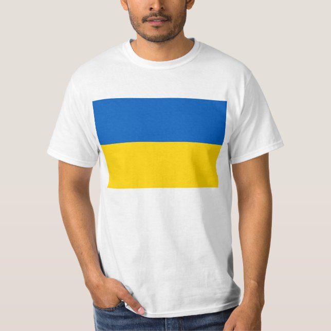 T-shirt Drapeau de l'Ukraine (Devant)