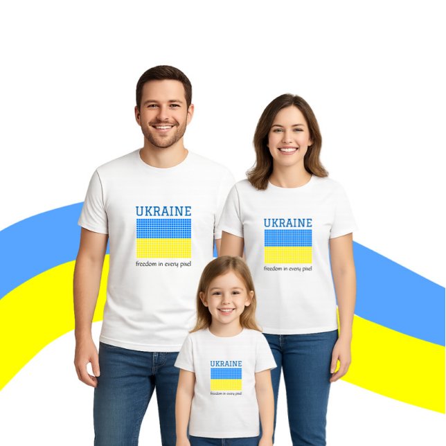 T-shirt Drapeau de l'UKRAINE (Créateur téléchargé)