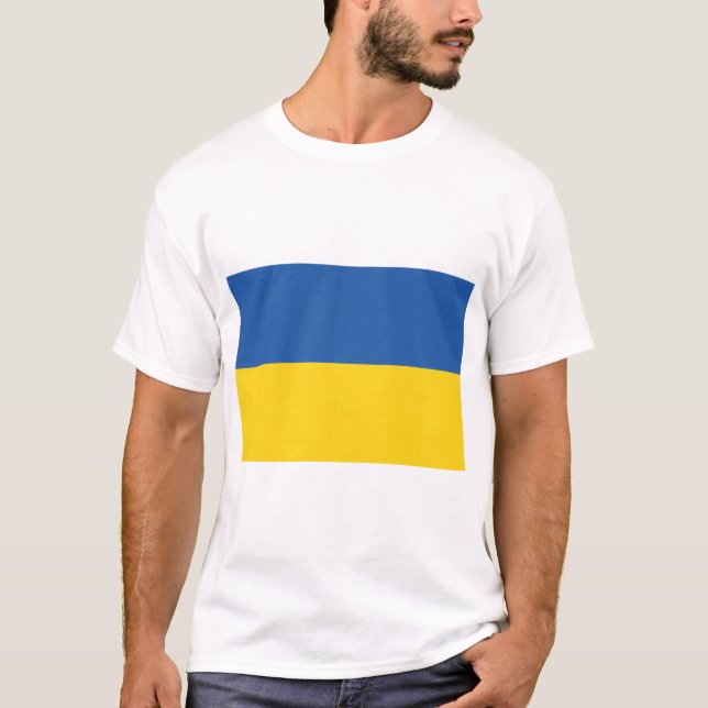 T-shirt Drapeau de l'Ukraine (Devant)