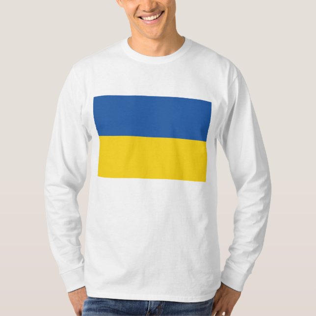 T-shirt Drapeau de l'Ukraine (Devant)