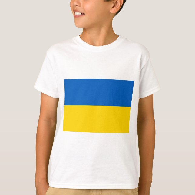 T-shirt Drapeau de l'Ukraine (Devant)