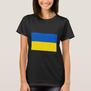 T-shirt Drapeau de l'Ukraine Pochette Drapeau Ukrainien de