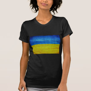 T-shirt Drapeau de l'Ukraine stylisée