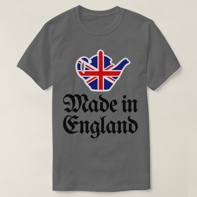T-shirt Drapeau de l'Union de théière britannique (Design devant)