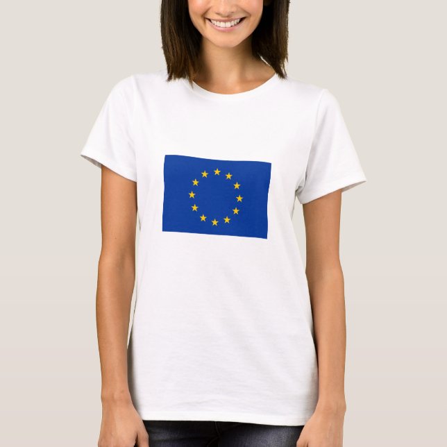 T-shirt Drapeau de l'Union européenne (Devant)