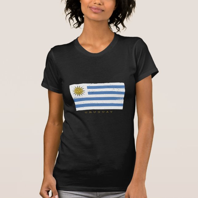 T-shirt Drapeau de l'Uruguay (Devant)