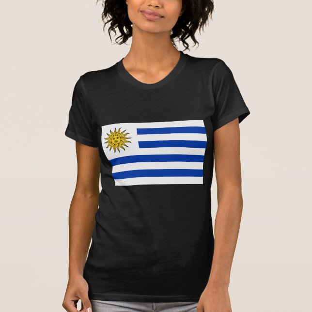 T-shirt Drapeau de l'Uruguay (Devant)