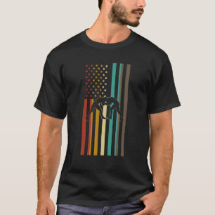 T-shirt Drapeau de lutte Lutte rétro Sport de wrestking
