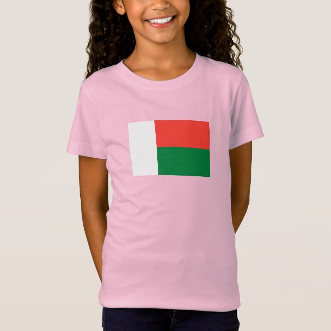 T-Shirt Drapeau de Madagascar (Devant)