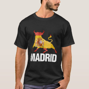 T-shirt Drapeau de Madrid Espagne