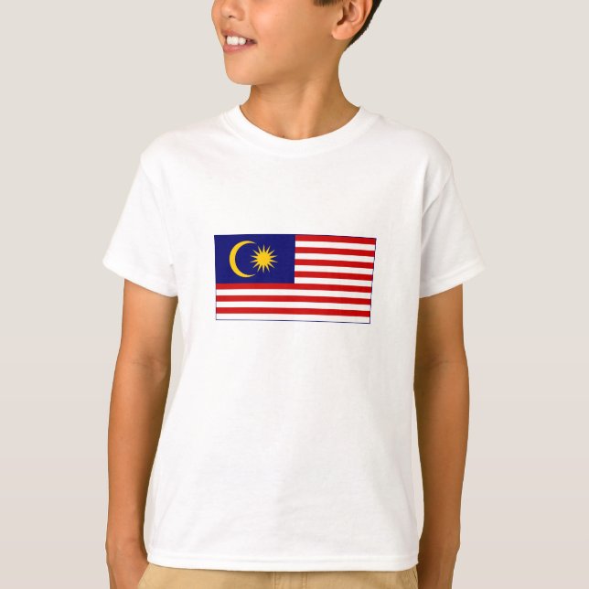 T-shirt Drapeau de Malaisie (Devant)