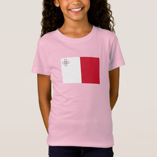 T-Shirt Drapeau de Malte (Devant)
