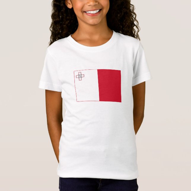 T-Shirt Drapeau de Malte (Devant)