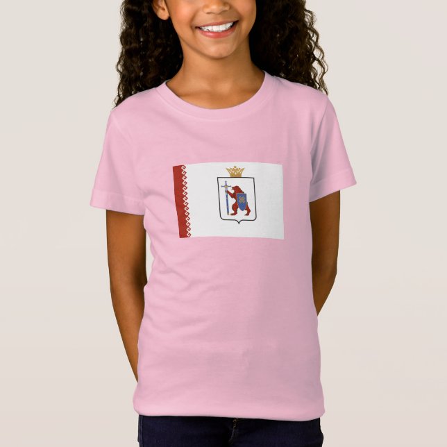 T-Shirt Drapeau de Mari El (Devant)