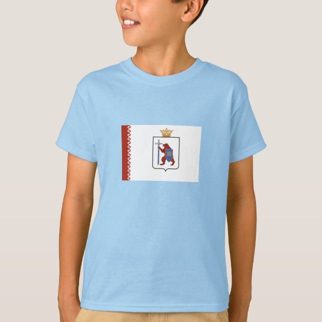 T-shirt Drapeau de Mari El (Devant)