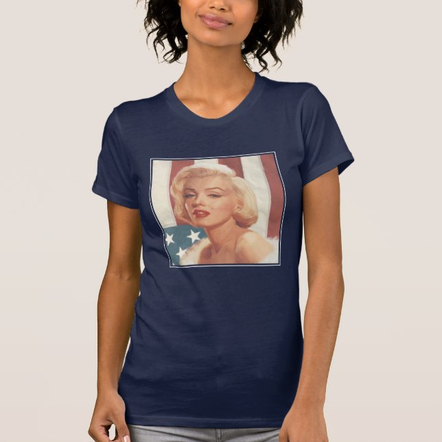 T-shirt Drapeau de Marilyn (Devant)
