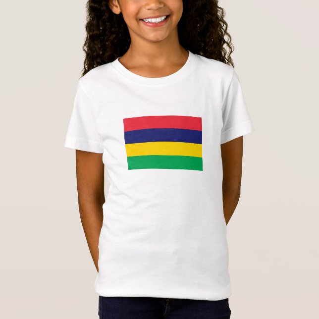 T-Shirt Drapeau de Maurice (Devant)
