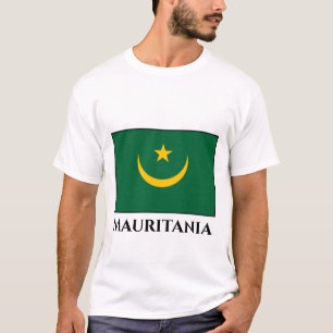 T-shirt Drapeau de Mauritanie