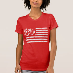 T-shirt Drapeau de Merica