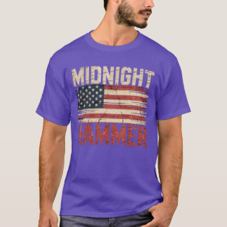 T-shirt Drapeau de minuit marteau B-2 Stealth Jet Usa
